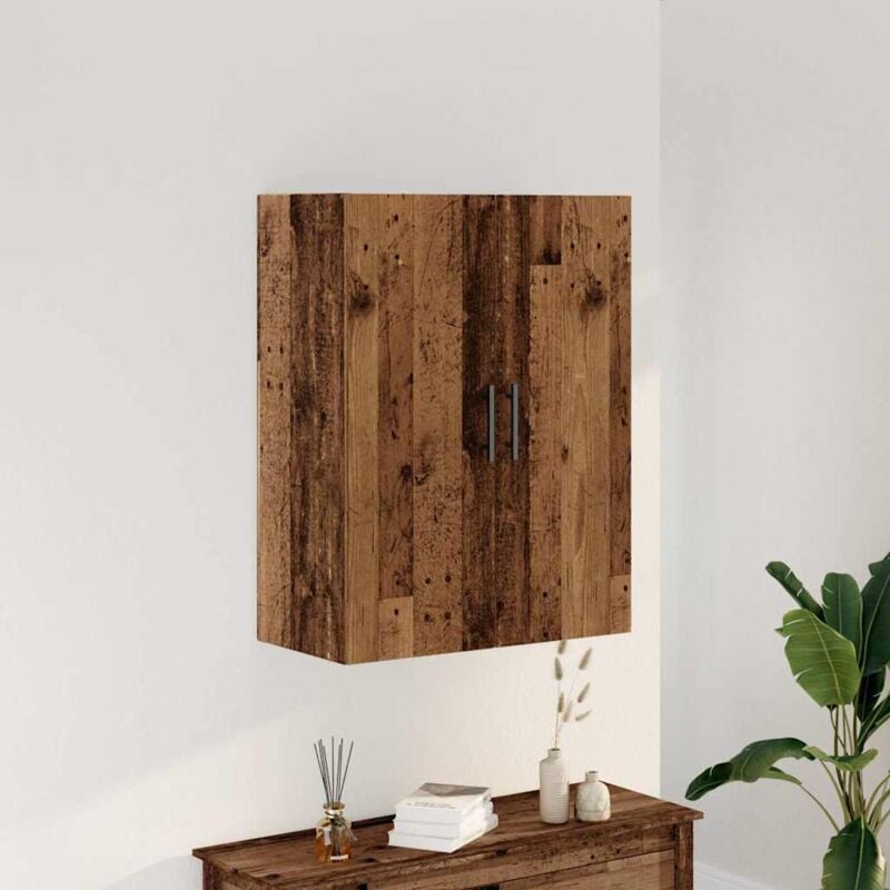 foto del prodotto mobile a parete legno antico 69,5x34x90 cm vidaxl