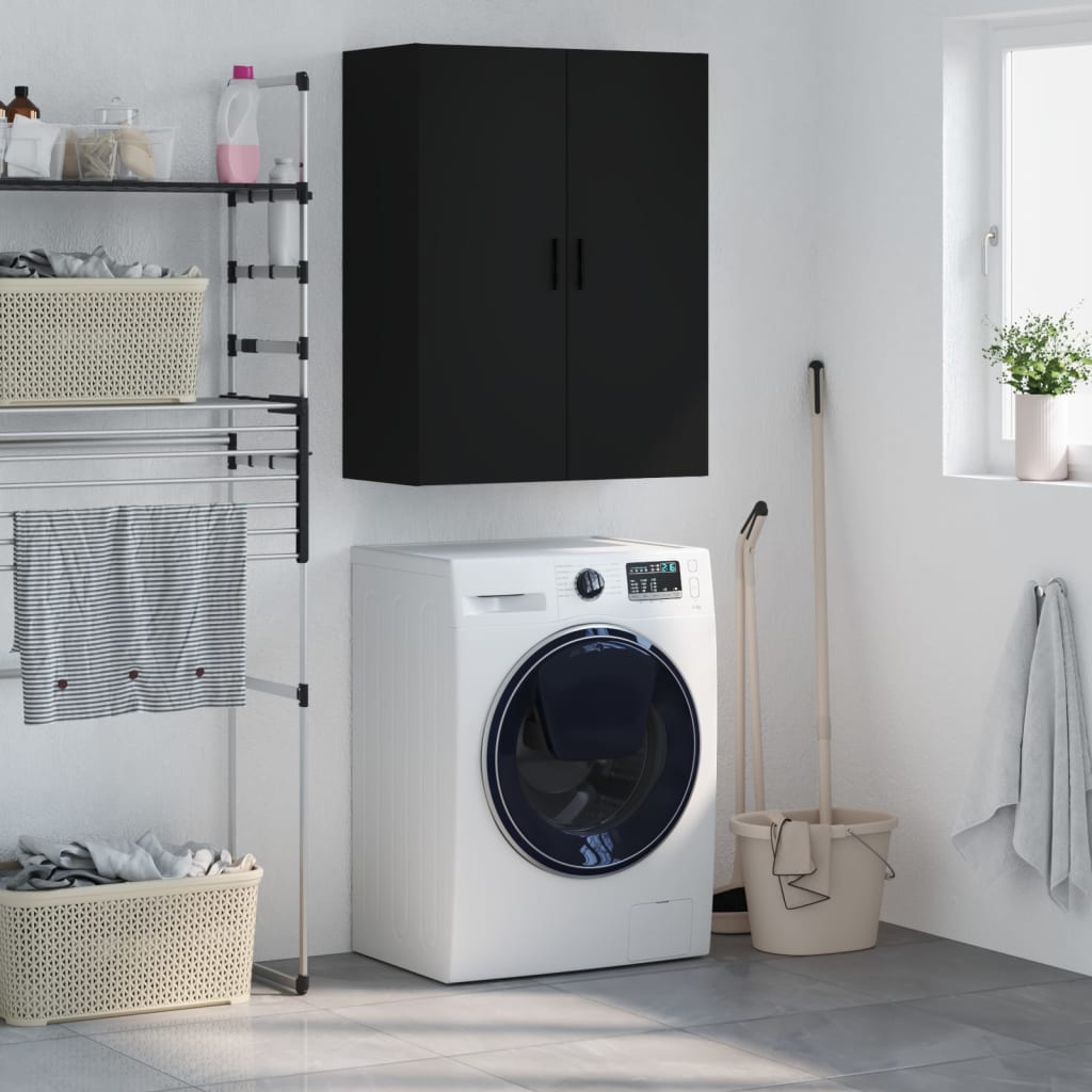 foto del prodotto mobile a parete nero 69,5x34x90 cmcod mxl 79087