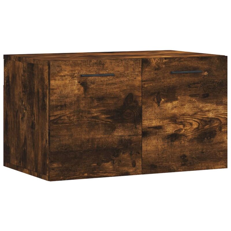 foto del prodotto mobile a parete rovere fumo 60x36,5x35 cm in legno multistrato vidaxl