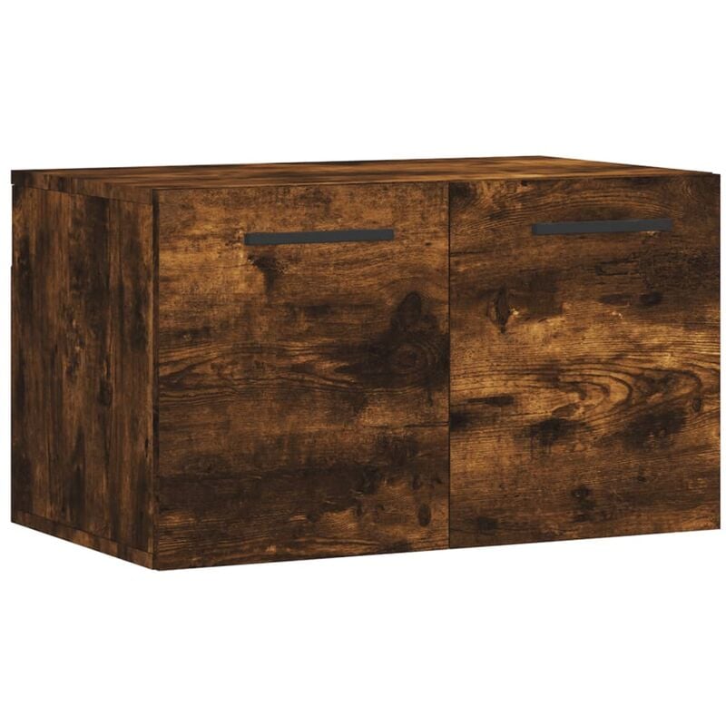foto del prodotto mobile a parete rovere fumo 60x36,5x35 cm in legno multistrato vidaxl