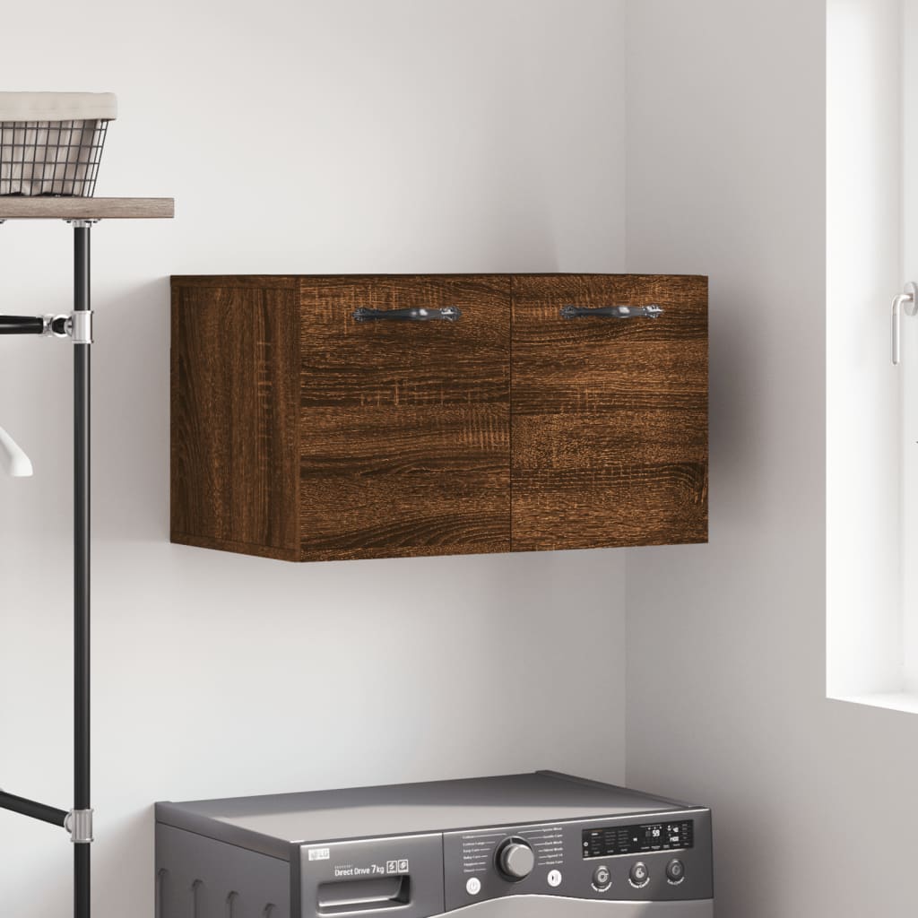 foto del prodotto mobile a parete rovere marrone 60x36,5x35 cm legno multistratocod mxl 105349