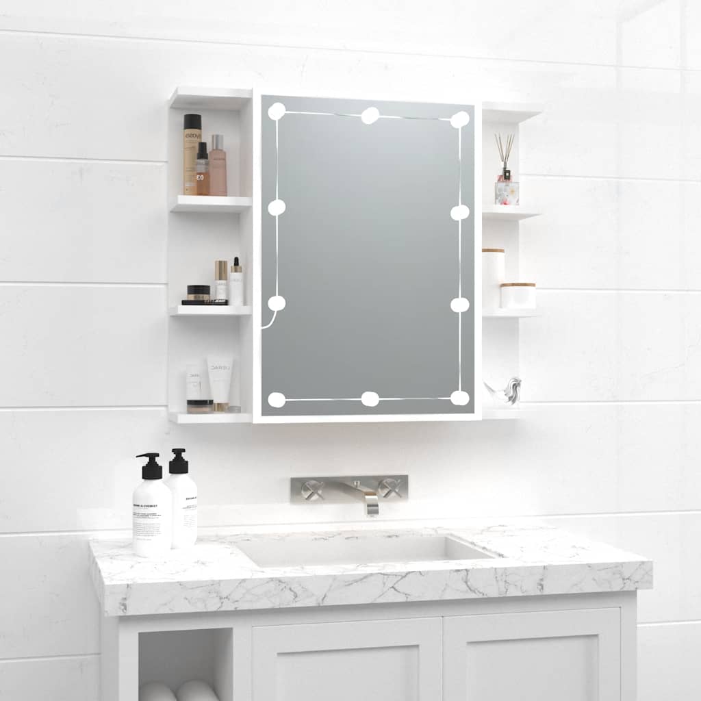 foto del prodotto mobile a specchio con led bianco 70x16,5x60 cmcod mxl 127195