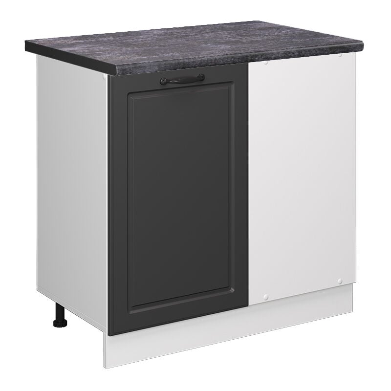 foto del prodotto mobile ad angolo cucina r line, antracite casa di campagna, 86 cm , pl antracite vicco