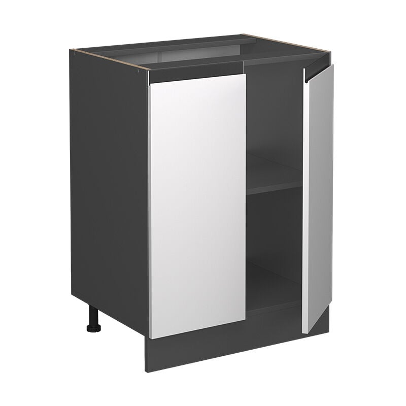 foto del prodotto mobile alto r line, bianco, 60 cm forma a j, senza piano di lavoro vicco
