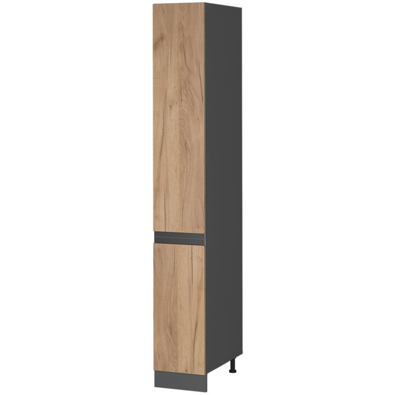 foto del prodotto mobile alto r line, quercia dorata, 30 cm forma a j vicco