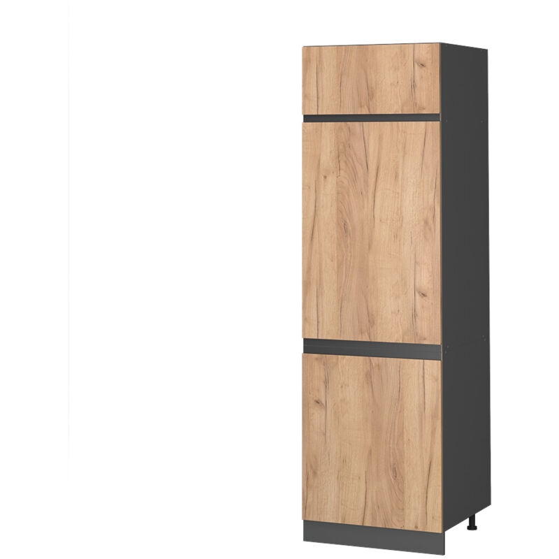 foto del prodotto mobile alto r line, quercia dorata, 60 cm forma a j vicco