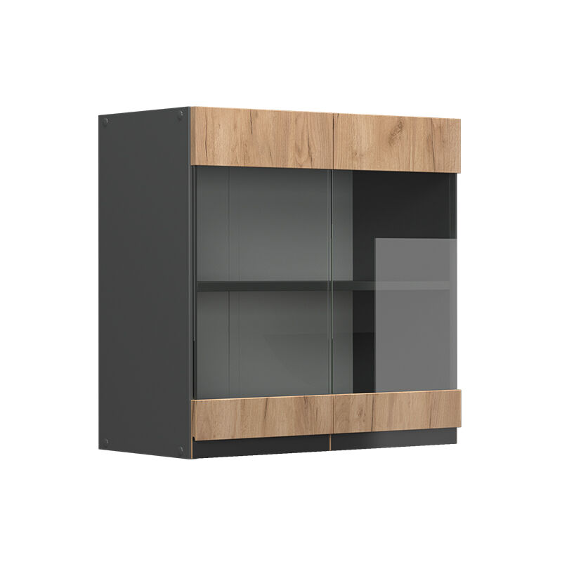 foto del prodotto mobile alto r line, quercia dorata, 60 cm forma a j vicco