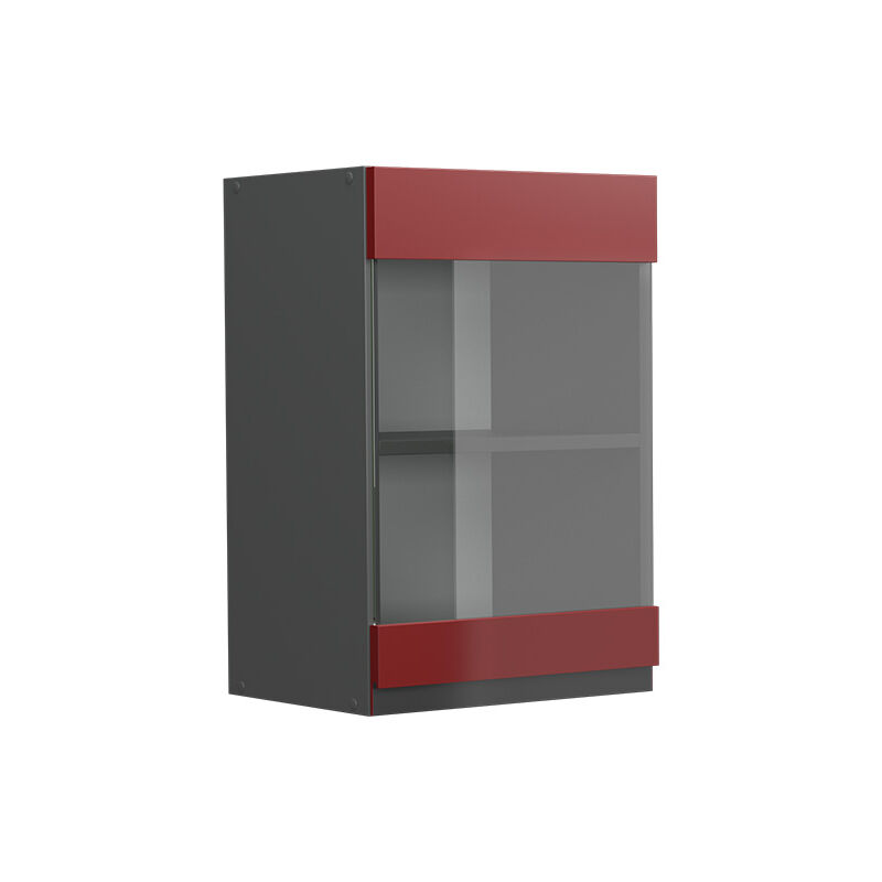 foto del prodotto mobile alto r line, rosso, 40 cm forma a j vicco