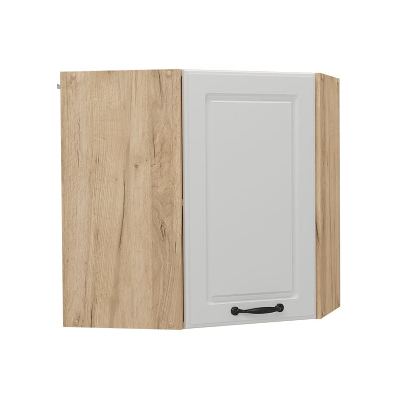 foto del prodotto mobile angolare da cucina r line, bianco casa di campagna, 57 cm vicco