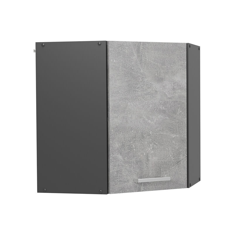 foto del prodotto mobile angolare da cucina r line, calcestruzzo, 57 cm vicco