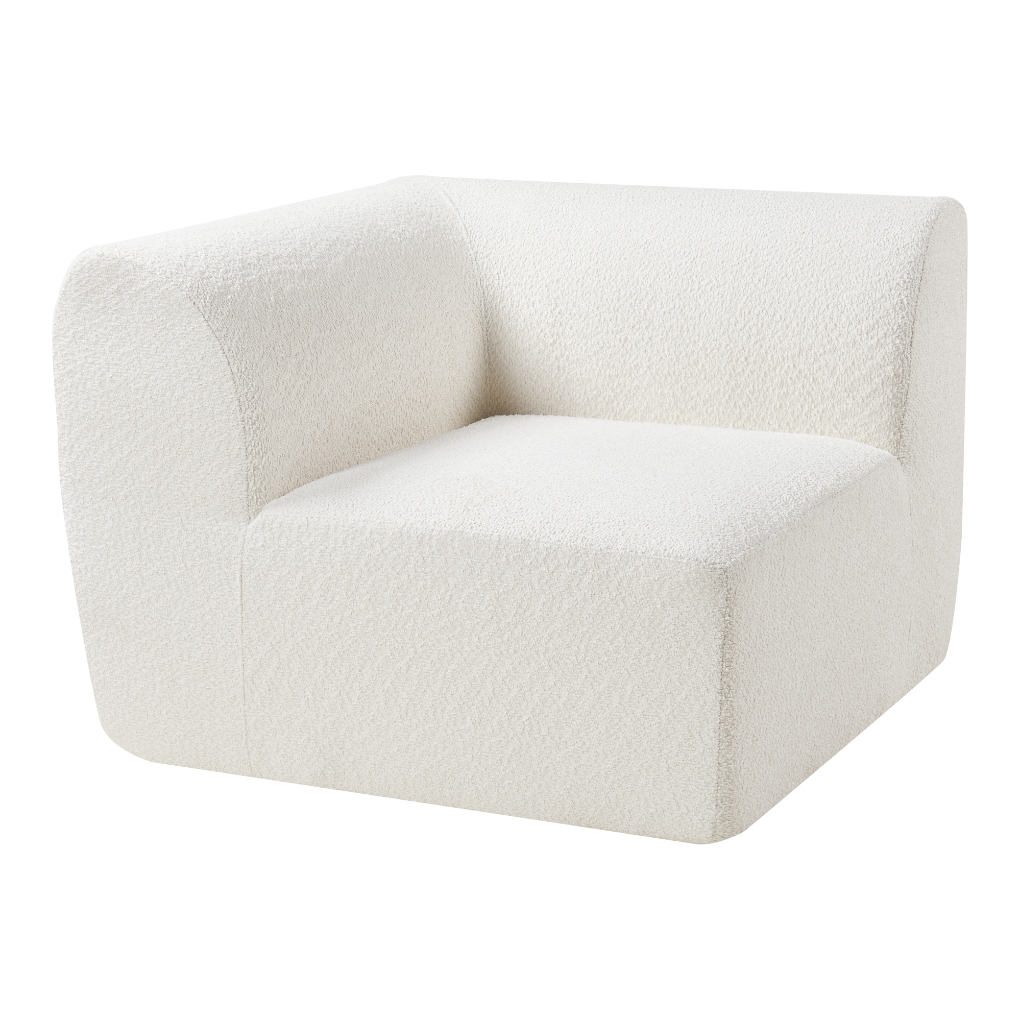 foto del prodotto mobile angolare per divano componibile modulare 76x108x108 cm serie hurvas bianco crema en.casa 