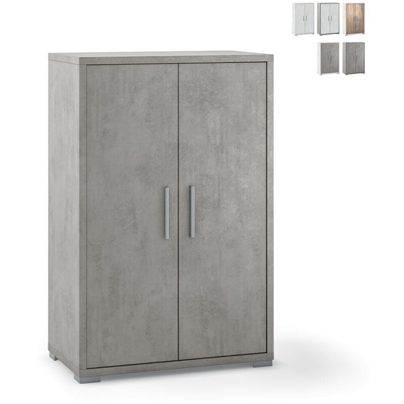 foto del prodotto mobile armadio 2 ante h110 l71 p41 cm finitura cemento dd270k sarmog - sarmog