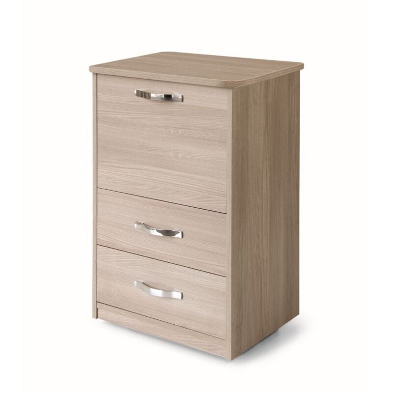 foto del prodotto mobile asse stiro olmo in legno nobilitato con 3 cassetti cm 44x57xh.89