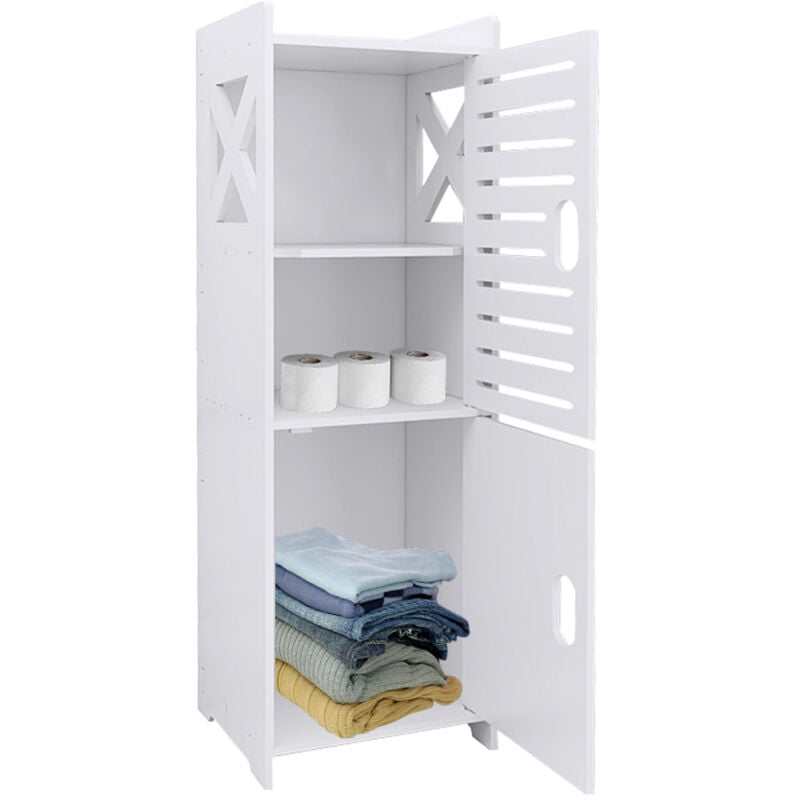 foto del prodotto mobile bagno 2 ante 24x22x75cm bianco