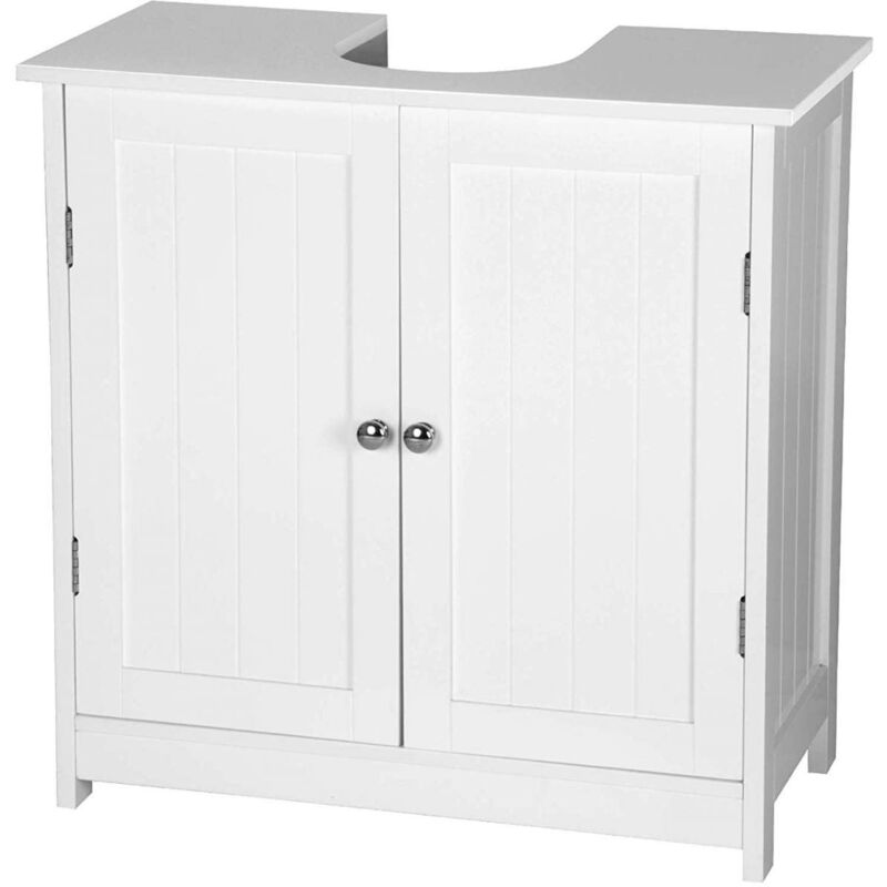foto del prodotto mobile bagno 60 30 60 cm legno bianco 190001063