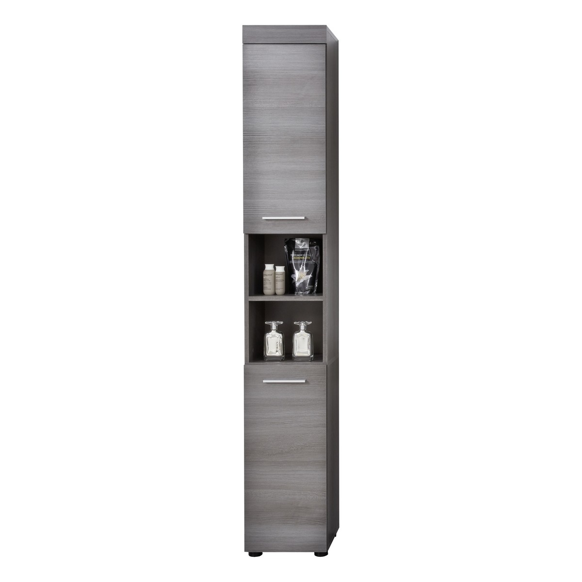 foto del prodotto mobile bagno a colonna moon, grigio, truciolare melaminico, 30x190x31 cm, epikasa