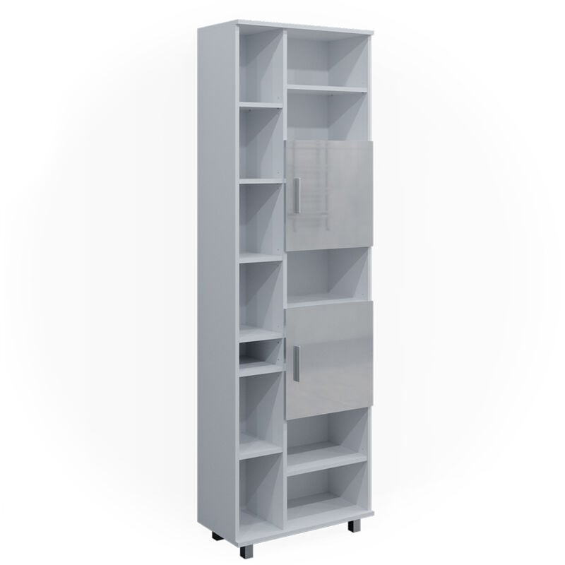 foto del prodotto mobile bagno alto ilias, bianco lucido, 60 x 190 cm vicco