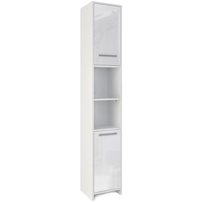 foto del prodotto mobile bagno alto kiko, bianco, 30 x 195 cm vicco