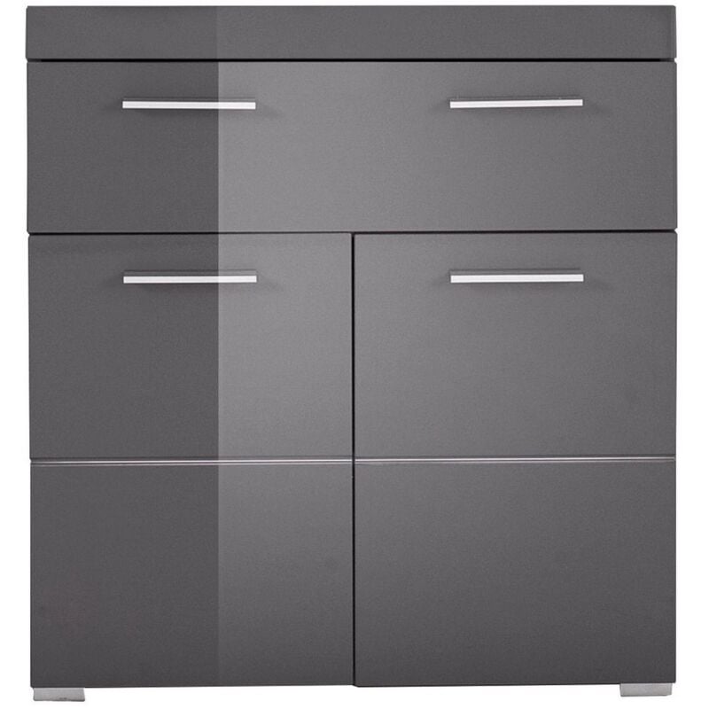 foto del prodotto mobile bagno amanda, truciolare melaminico, grigio, 73x79x31 cm