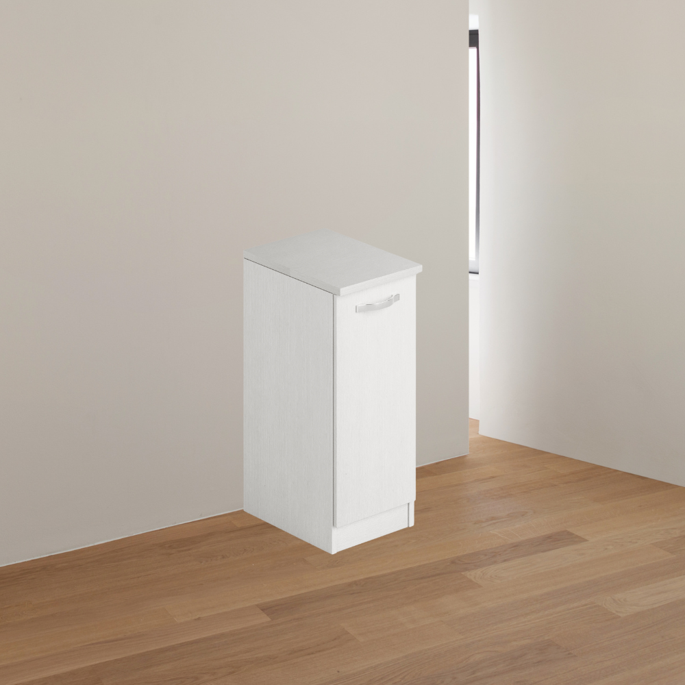 foto del prodotto mobile bagno con anta 36x50x85,5 colore bianco frassinato