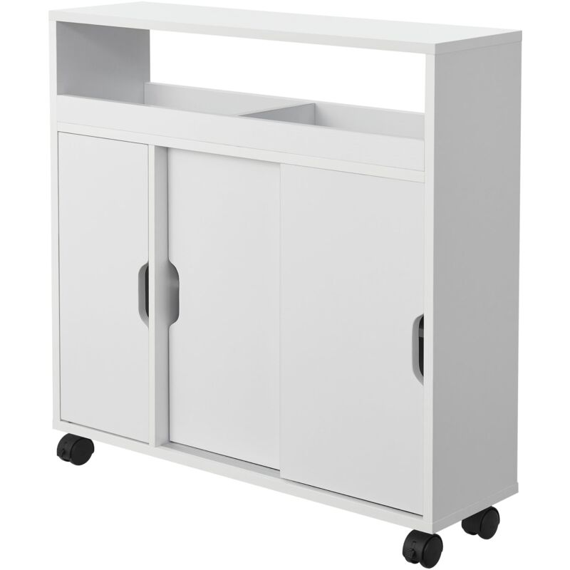 foto del prodotto mobile bagno con ante scorrevoli bianco 030007667