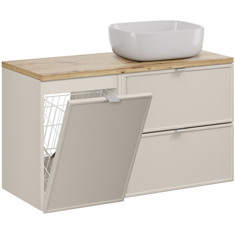 foto del prodotto mobile bagno con lavabo alba cachemire 100cm
