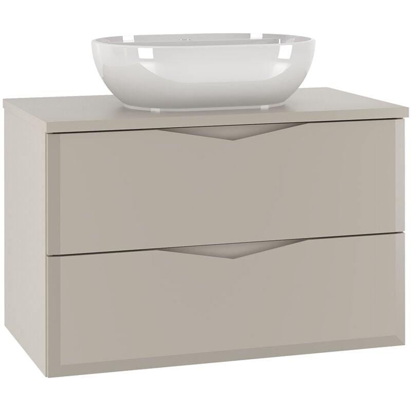 foto del prodotto mobile bagno con lavabo ellie cachemire 80cm
