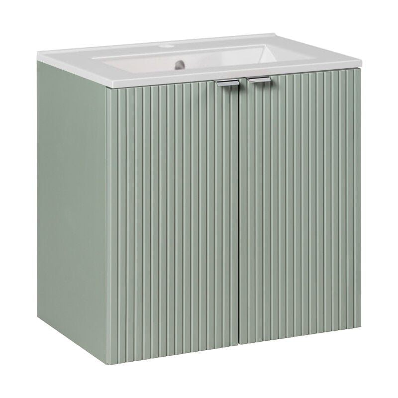 foto del prodotto mobile bagno con lavabo jade verde 60cm