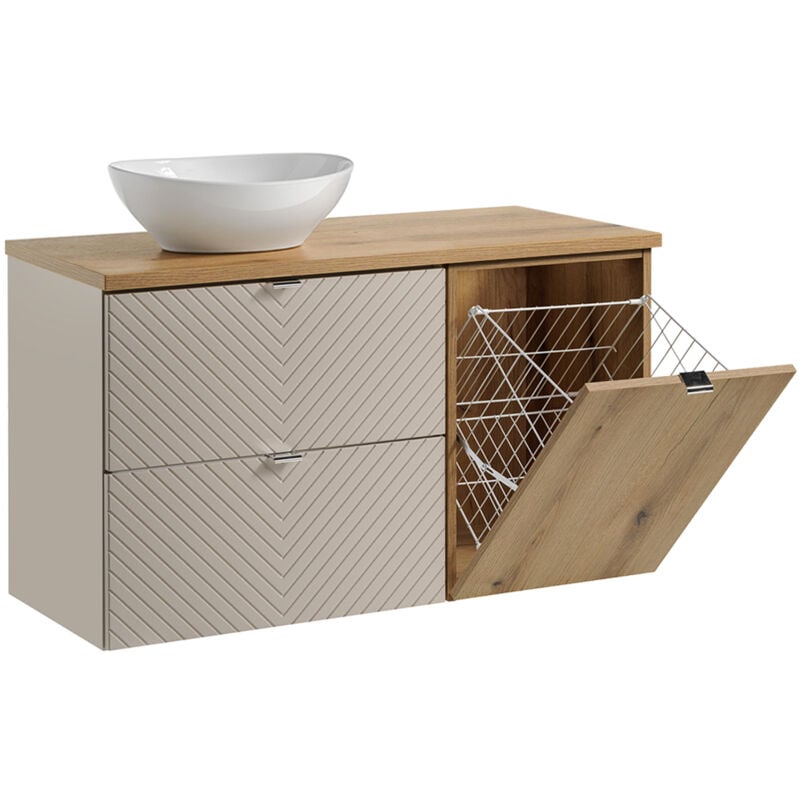 foto del prodotto mobile bagno con lavabo manoa cachemire 100cm