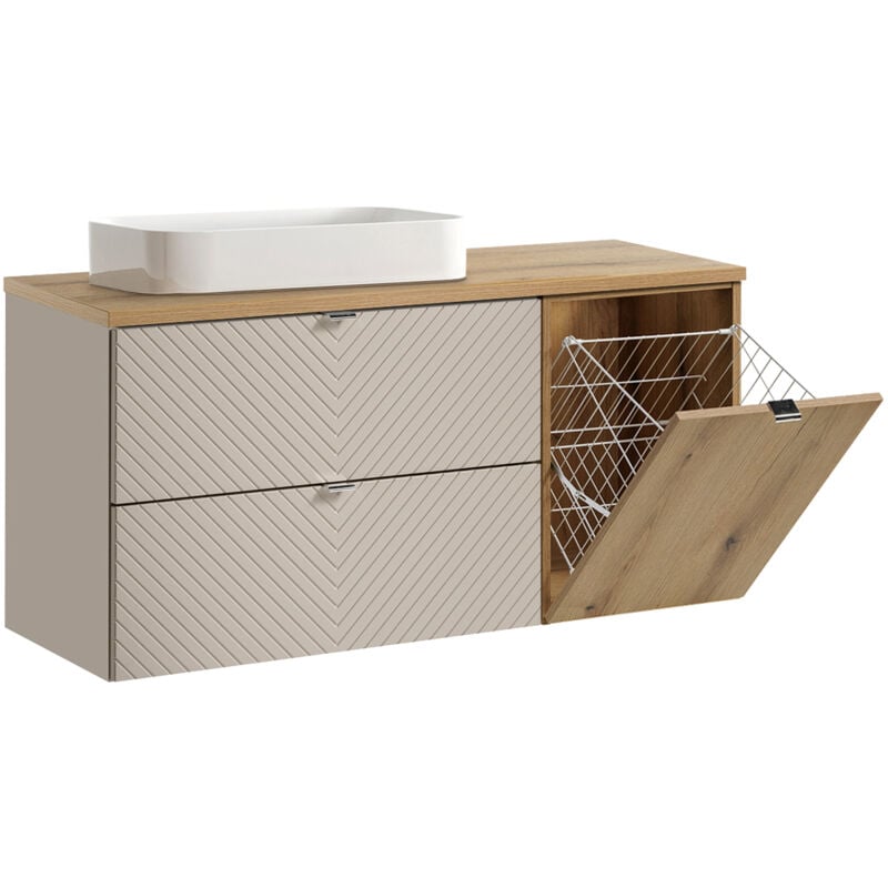 foto del prodotto mobile bagno con lavabo manoa cachemire 120cm