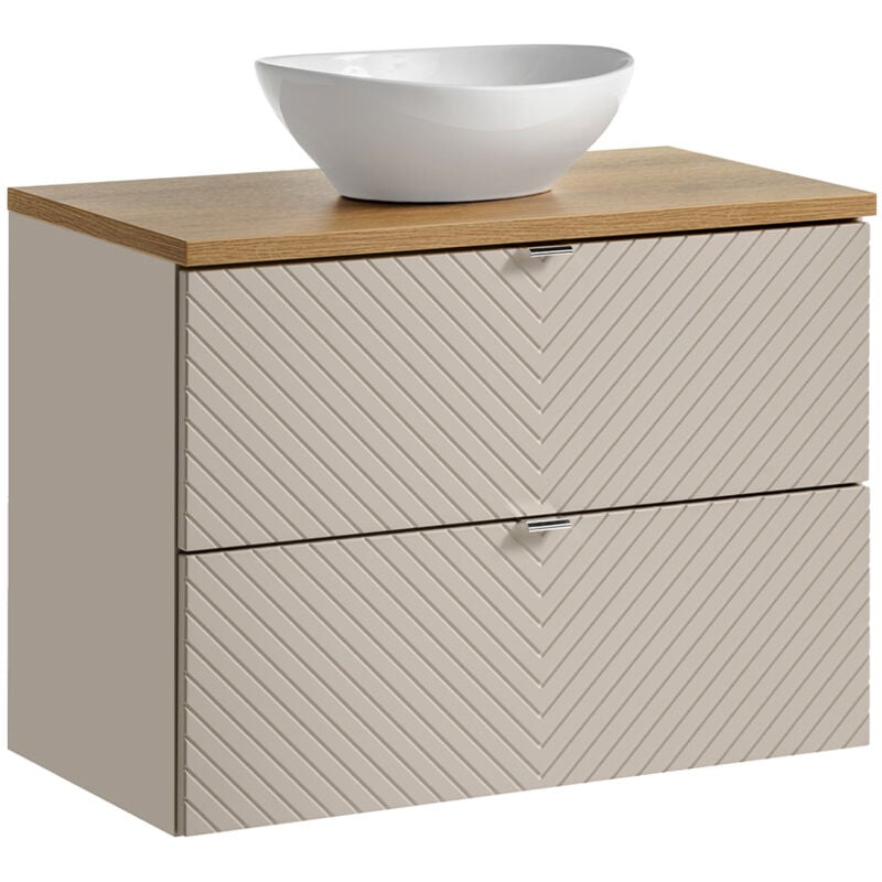 foto del prodotto mobile bagno con lavabo manoa cachemire 80cm