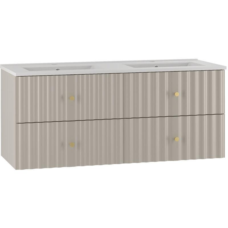 foto del prodotto mobile bagno doppio lavabo izae cachemire 120cm