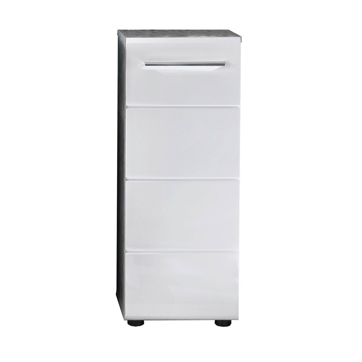 foto del prodotto mobile bagno nano, bianco, truciolare melaminico, 32x82x28 cm, epikasa