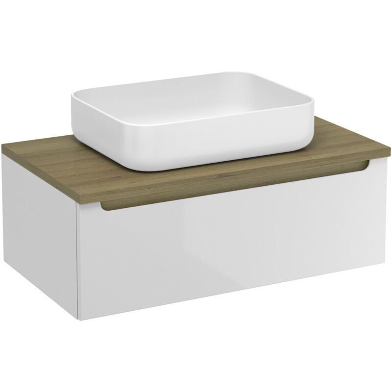 foto del prodotto mobile bagno natural stilla 80x30x45 cm bianco stillad08005dbk naturel
