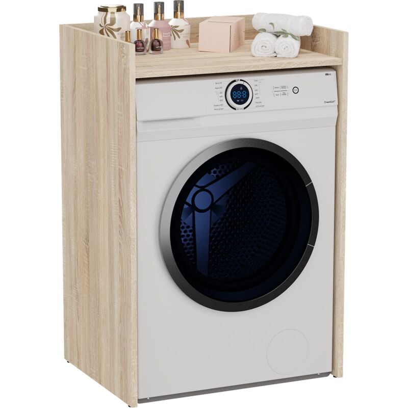 foto del prodotto mobile bagno per lavatrice pola np color rovere sonoma