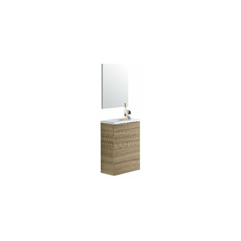 foto del prodotto mobile bagno sospeso compact cody da montare cm 58x40x22 bianco laccato dh