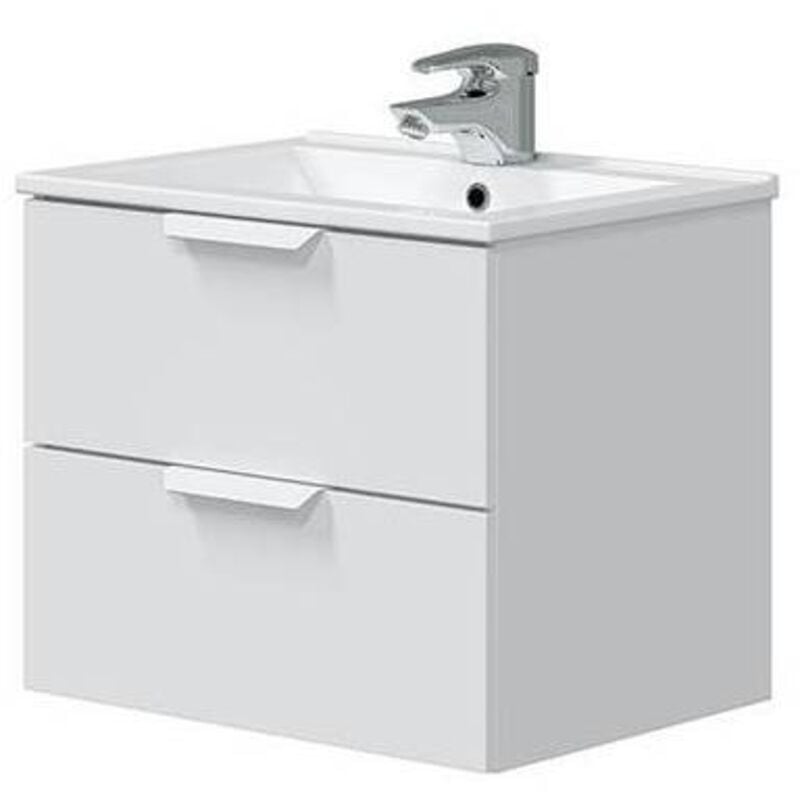 foto del prodotto mobile bagno sospeso one (da montare) misura cm 50 x 60 x 45 bianco lucido