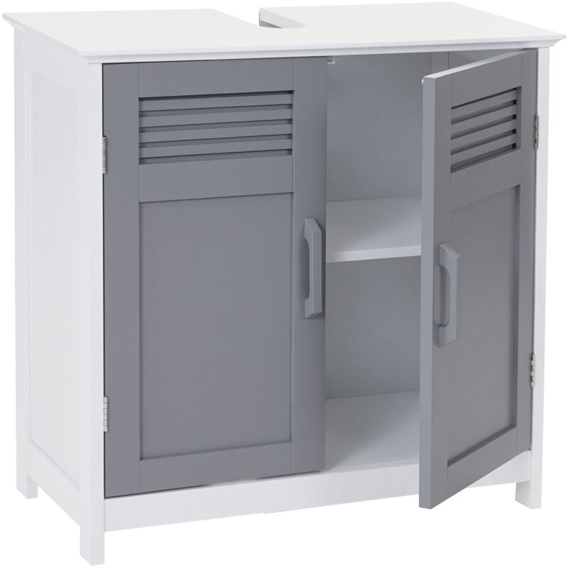 foto del prodotto mobile bagno sottolavabo sottolavabo 60 x 60 x 30 cm mdf grigio 040007842