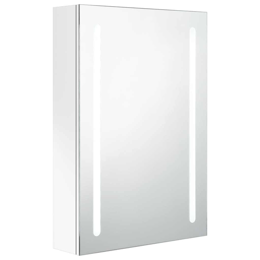foto del prodotto mobile bagno specchio led 50 x 13 x 70 cm bianco lucido 02 0006581