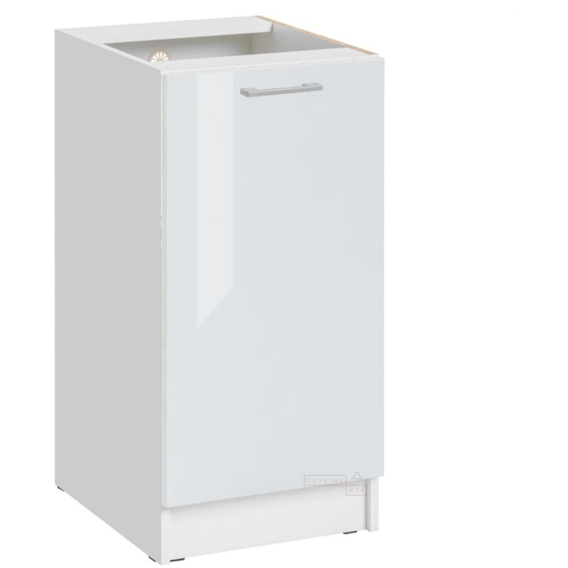 foto del prodotto mobile base da cucina eco bianco brillante a 1 anta l 40 cm
