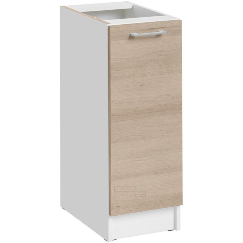 foto del prodotto mobile base da cucina eco quercia naturale a 1 anta l 30 cm