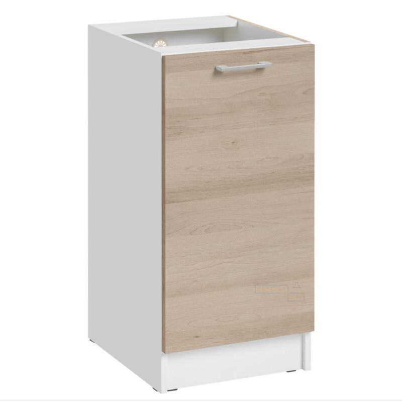 foto del prodotto mobile base da cucina eco quercia naturale a 1 anta l 40 cm