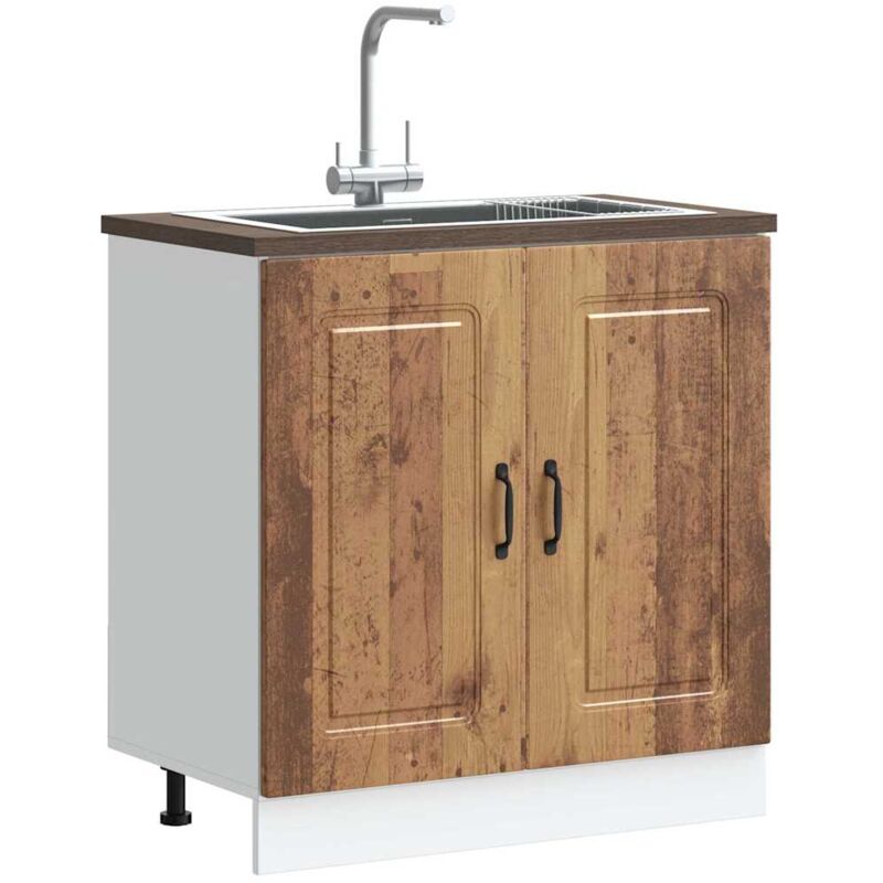 foto del prodotto mobile base lavello kalmar legno vecchio 80x46x81,5 cm vidaxl
