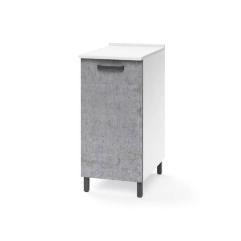 foto del prodotto mobile base per cucina grigio cemento 1 anta cm 30x50xh 85