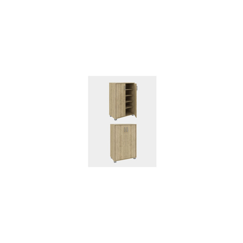 foto del prodotto mobile basso 2a multiuso 60x35x90 cm olmo