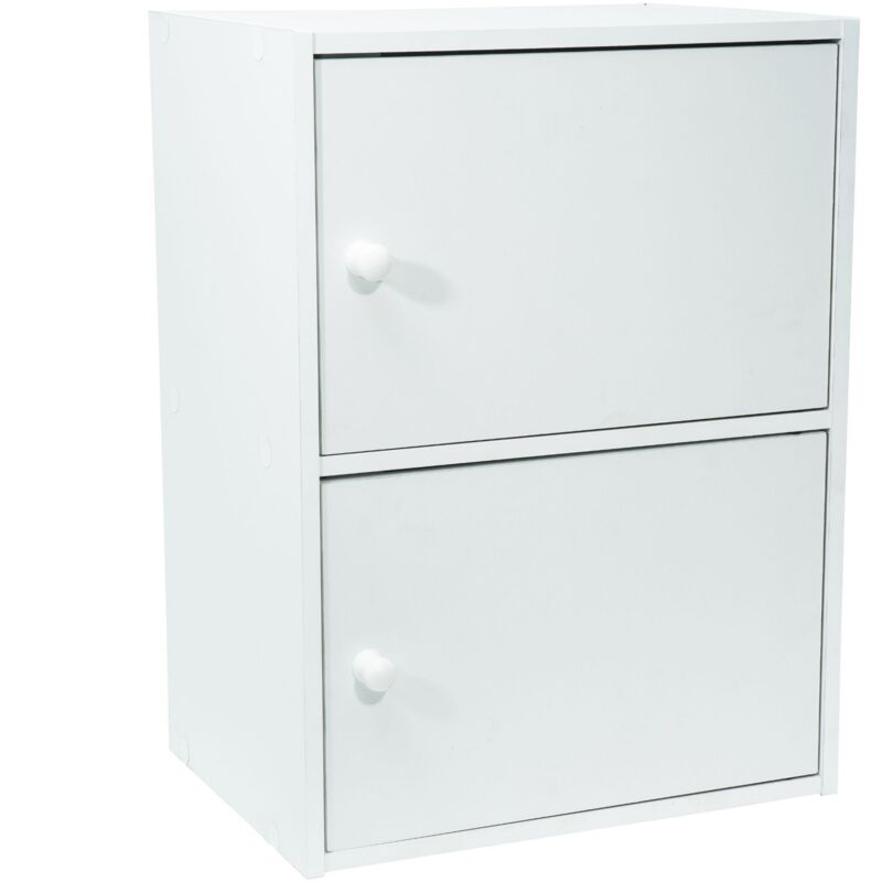 foto del prodotto mobile bianco con porte werka pro2 porte 54 x 40 x 29 cm 