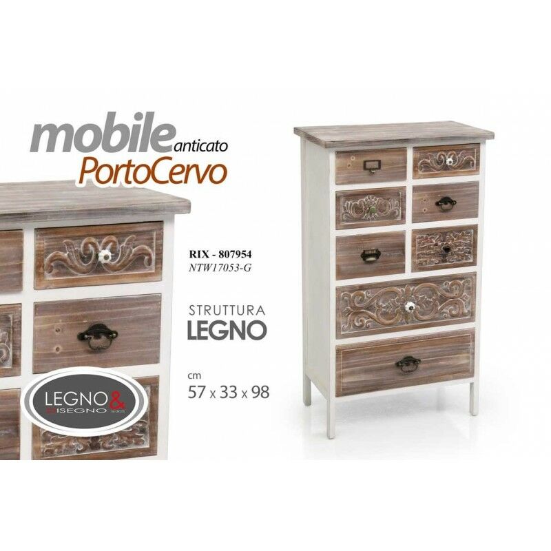 foto del prodotto mobile cassettiera camera decape cm 57 x 33 x 98 h