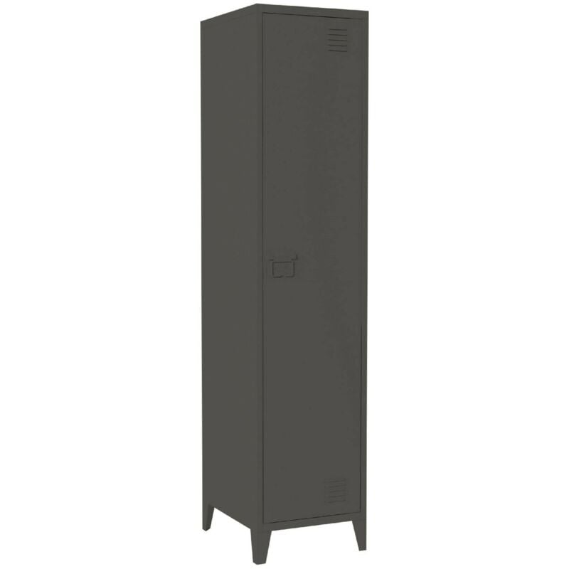 foto del prodotto mobile colonna mirtillo, pensile bagno o cucina, armadio alto multifunzione, mobiletto multiuso, 38x38 h180 cm, ardesia dmora