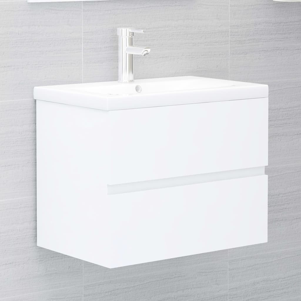 foto del prodotto mobile con lavabo integrato bianco in legno multistratocod mxl 96740