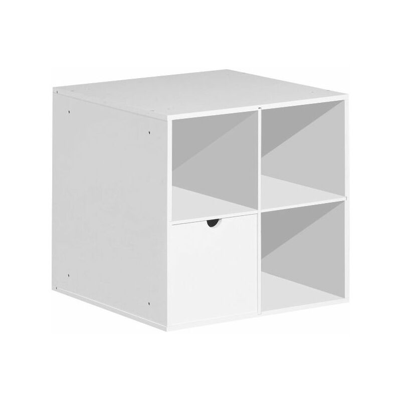 foto del prodotto mobile contenitore con un cassetto simply c30 36,2x38x36,2 in mdf bianco